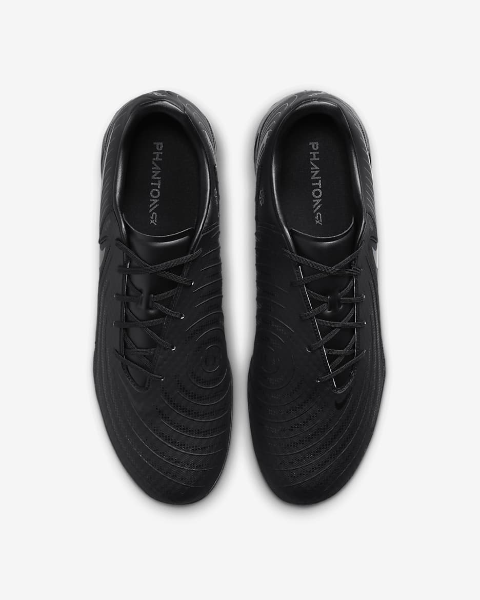 Tacos de fútbol de corte low TF Nike Phantom GX 2 Academy - Negro/Jungla intenso/Negro