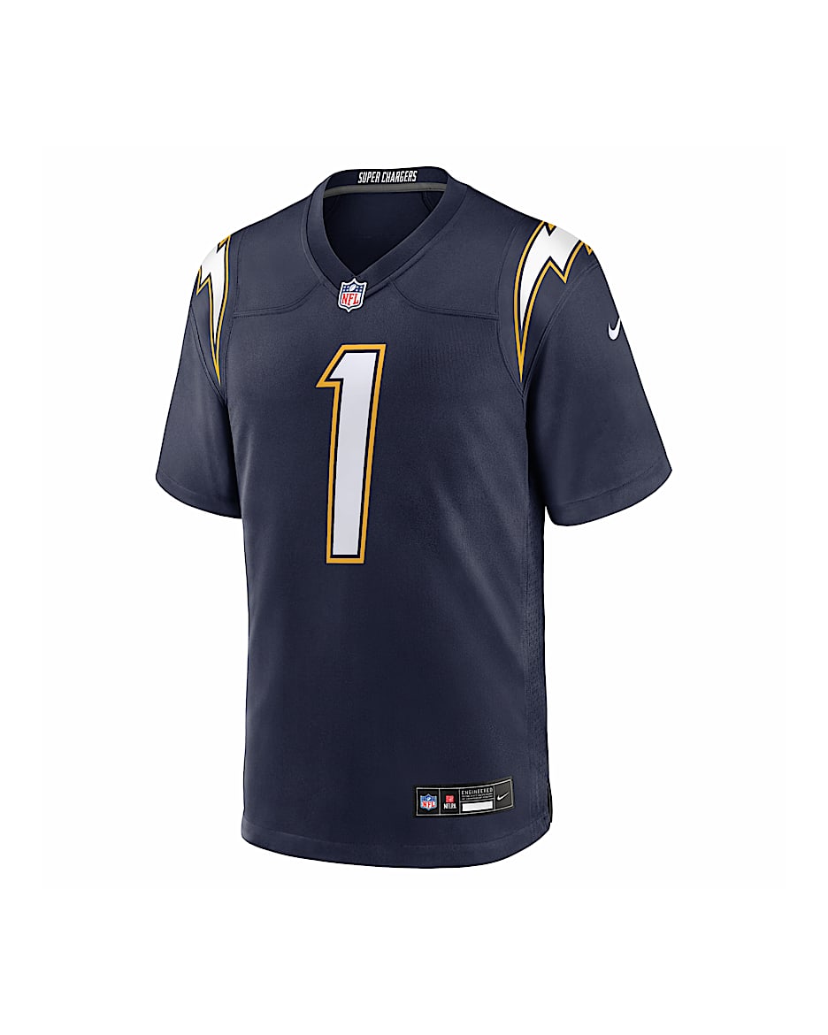 Quentin Johnston Los Angeles Chargers Men's Nike NFL Game Jersey - Navy