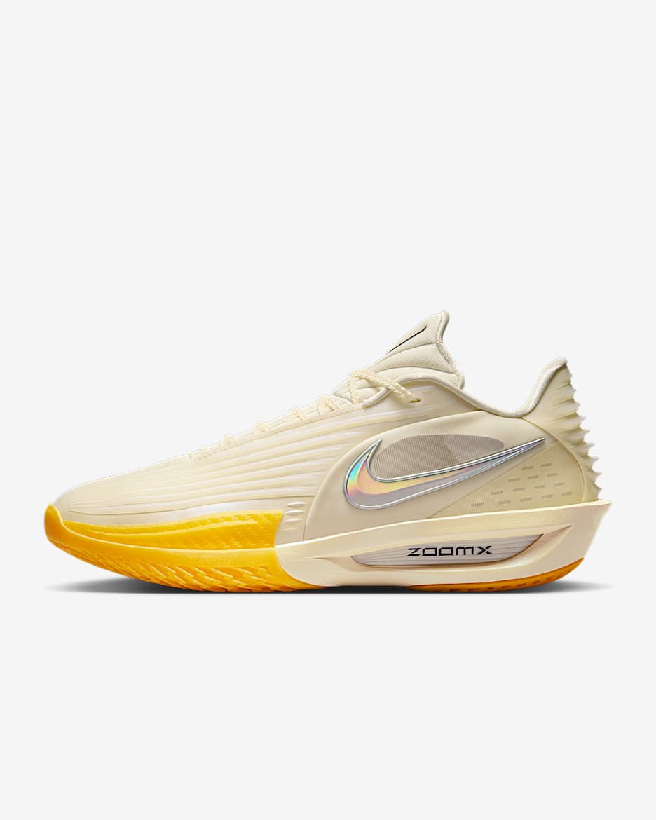 Tenis de básquetbol G.T. Cut 3 Turbo - Leche de coco/Amarillo/Cromo