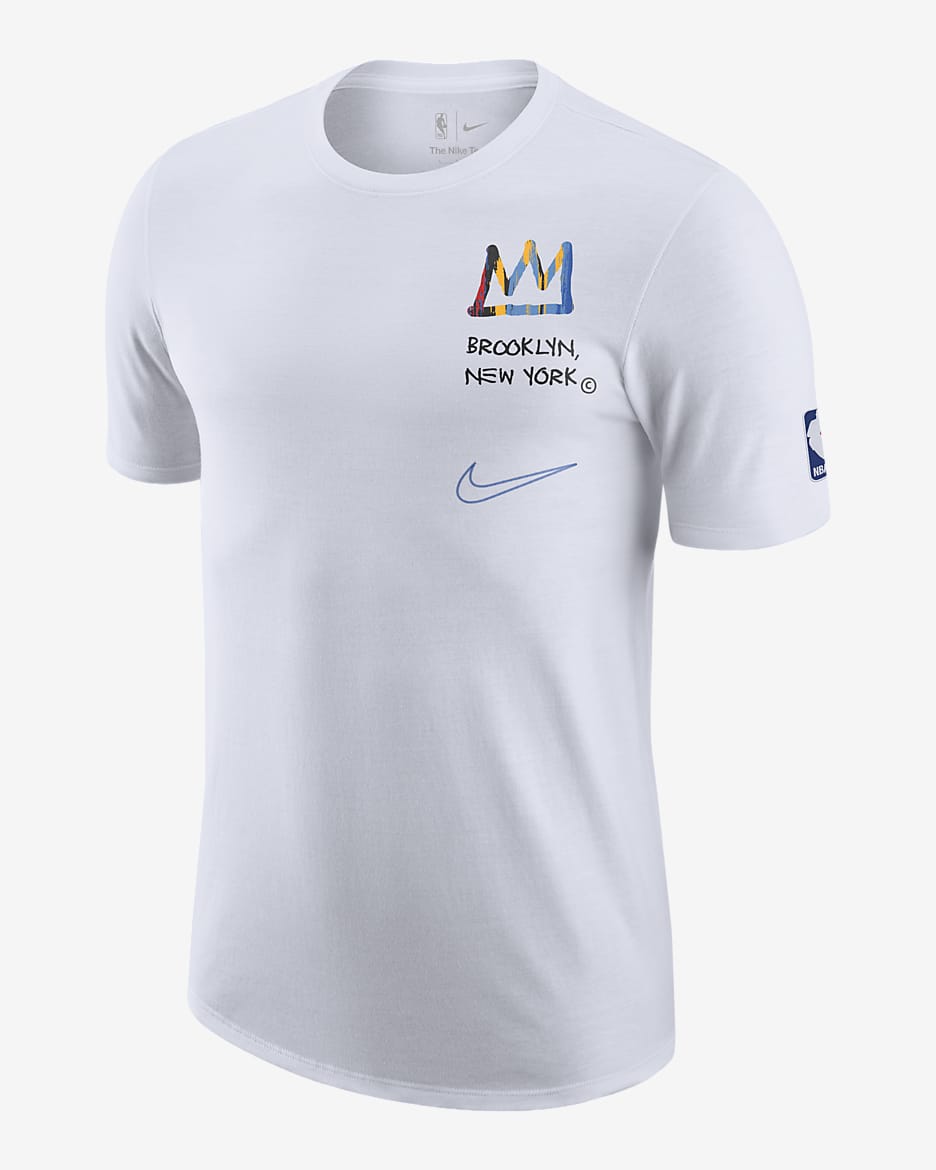 Brooklyn Nets Courtside City Edition Men's Nike Max90 NBA T-Shirt - White