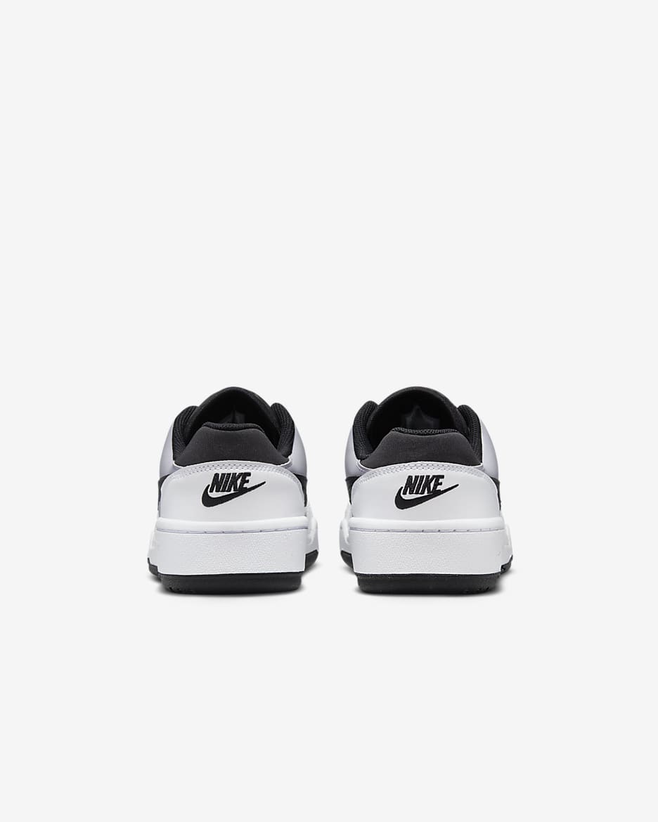 Nike Full Force Low Big Kids' Shoes - White/Pewter/Black/Black