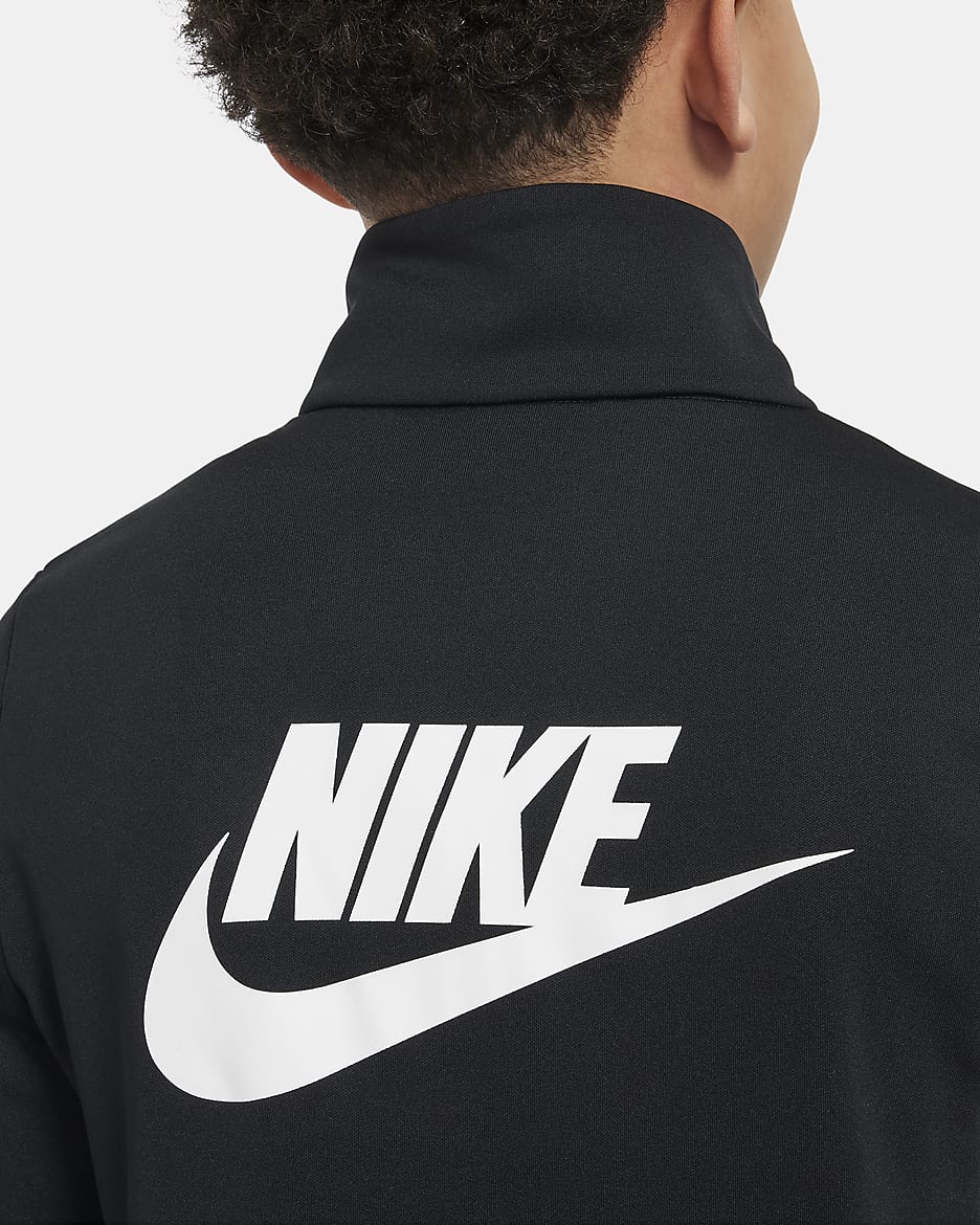 Dres dla dużych dzieci Nike Sportswear - Czerń/Czerń/Biel