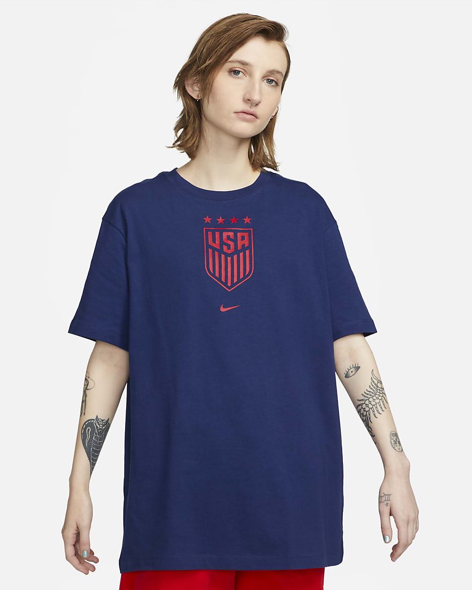 U.S. (4-Star) Women's Soccer T-Shirt - Loyal Blue