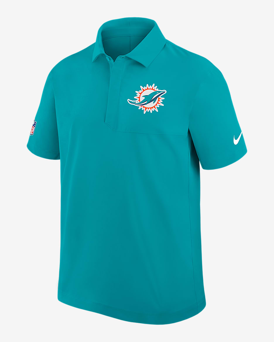 Miami Dolphins City Pride Sideline Men's Nike Dri-FIT NFL Polo - Aqua