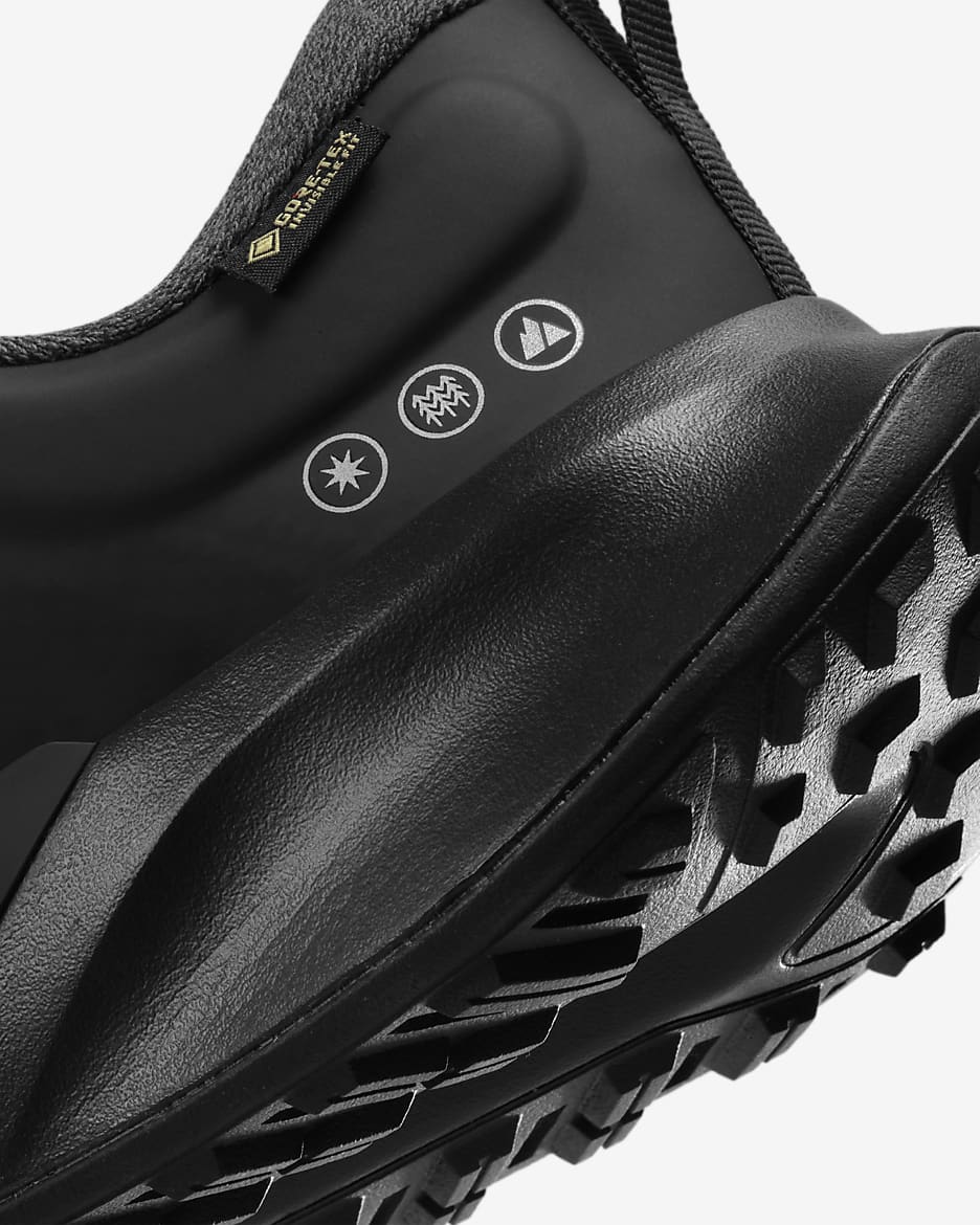 Nike Juniper Trail 2 GORE-TEX Men's Waterproof Trail-Running Shoes - Black/Anthracite/Cool Grey