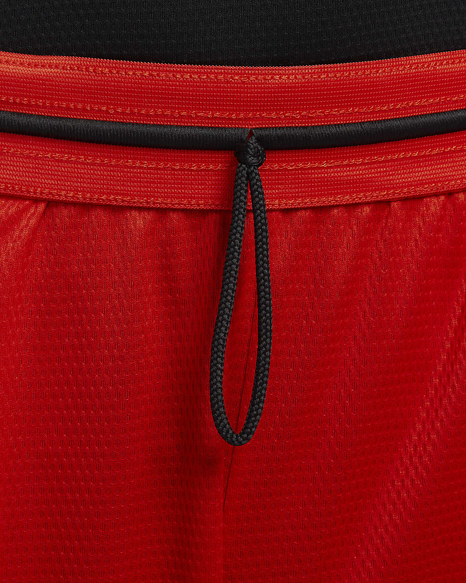 Nike Dri-FIT Icon Men's 28cm (approx.) Basketball Shorts - Picante Red/Black/White