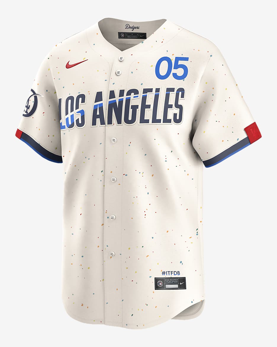 Freddie Freeman Los Angeles Dodgers City Connect Men's Nike Dri-FIT ADV MLB Limited Jersey - Cream