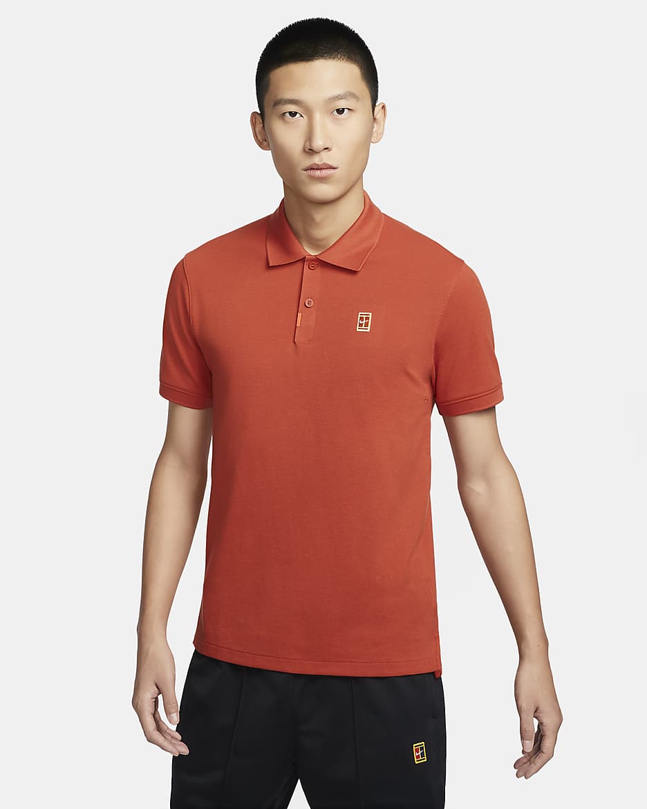 The Nike Polo Men's Slim-Fit Polo - Rust Factor