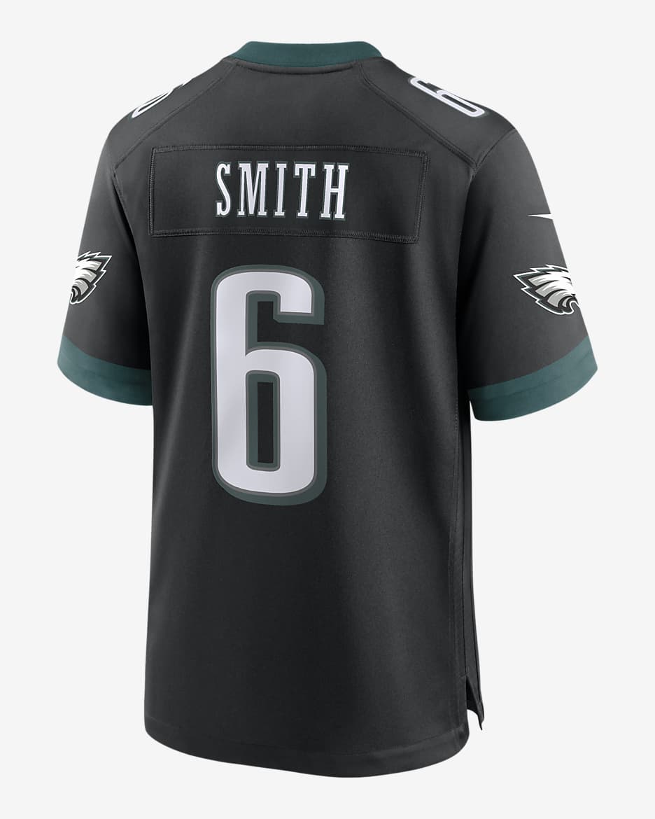 DeVonta Smith Philadelphia Eagles Men's Nike NFL Game Jersey - Black