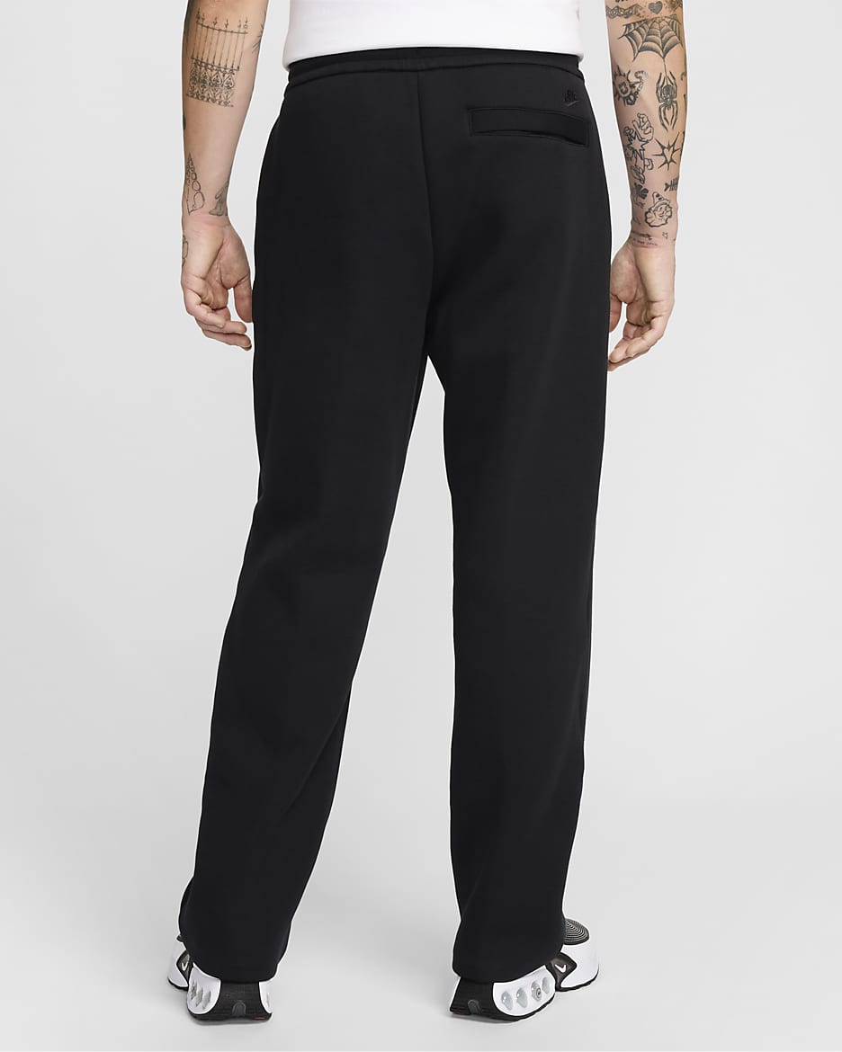 Pants de tejido Fleece entallados para hombre Nike Tech - Negro/Negro