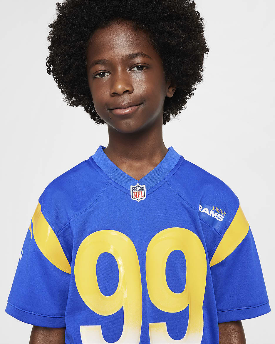 Aaron Donald Los Angeles Rams Older Kids' Nike NFL Game Jersey - Hyper Royal