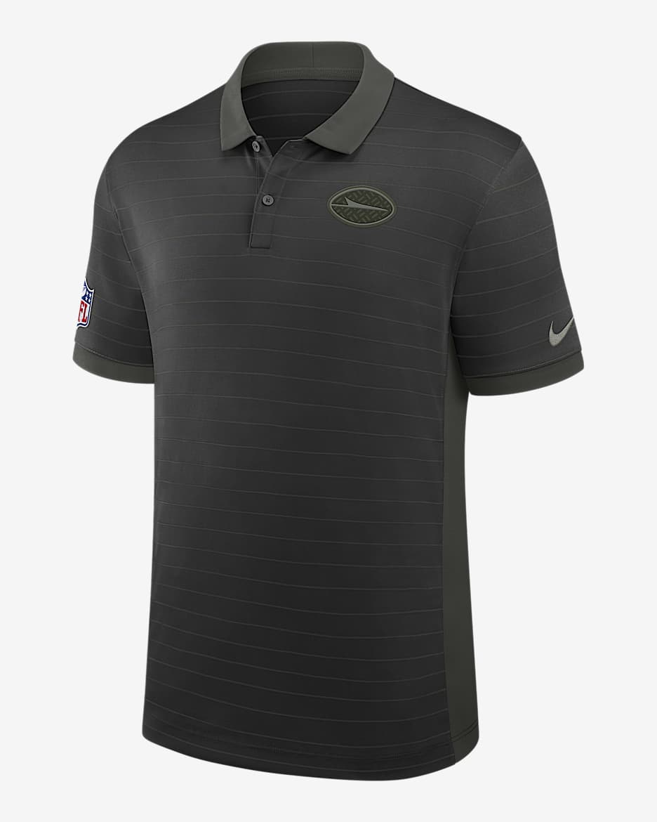 New York Jets Rivalries Collection Sideline Victory Men's Nike Dri-FIT NFL Polo - Green