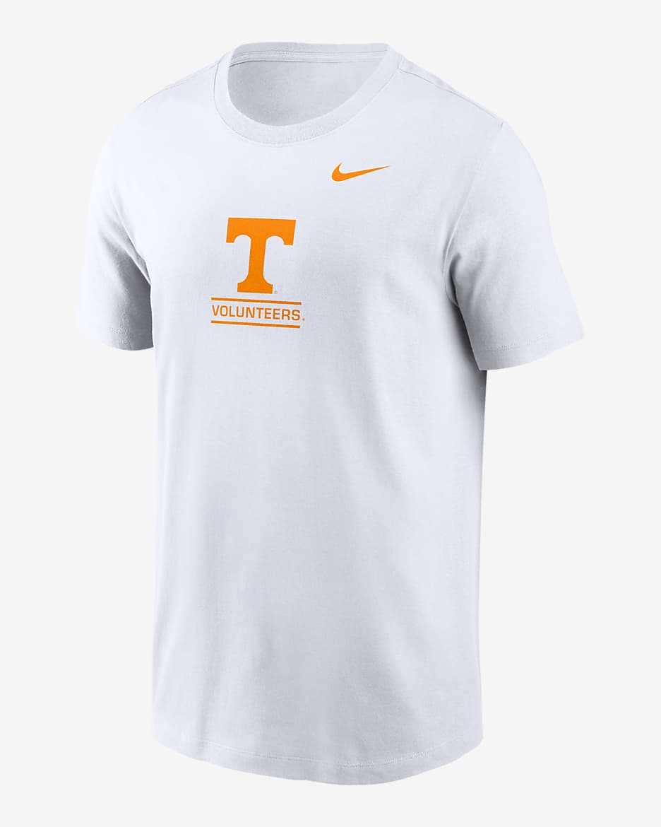 Playera universitaria Nike para hombre Tennessee Volunteers - Blanco
