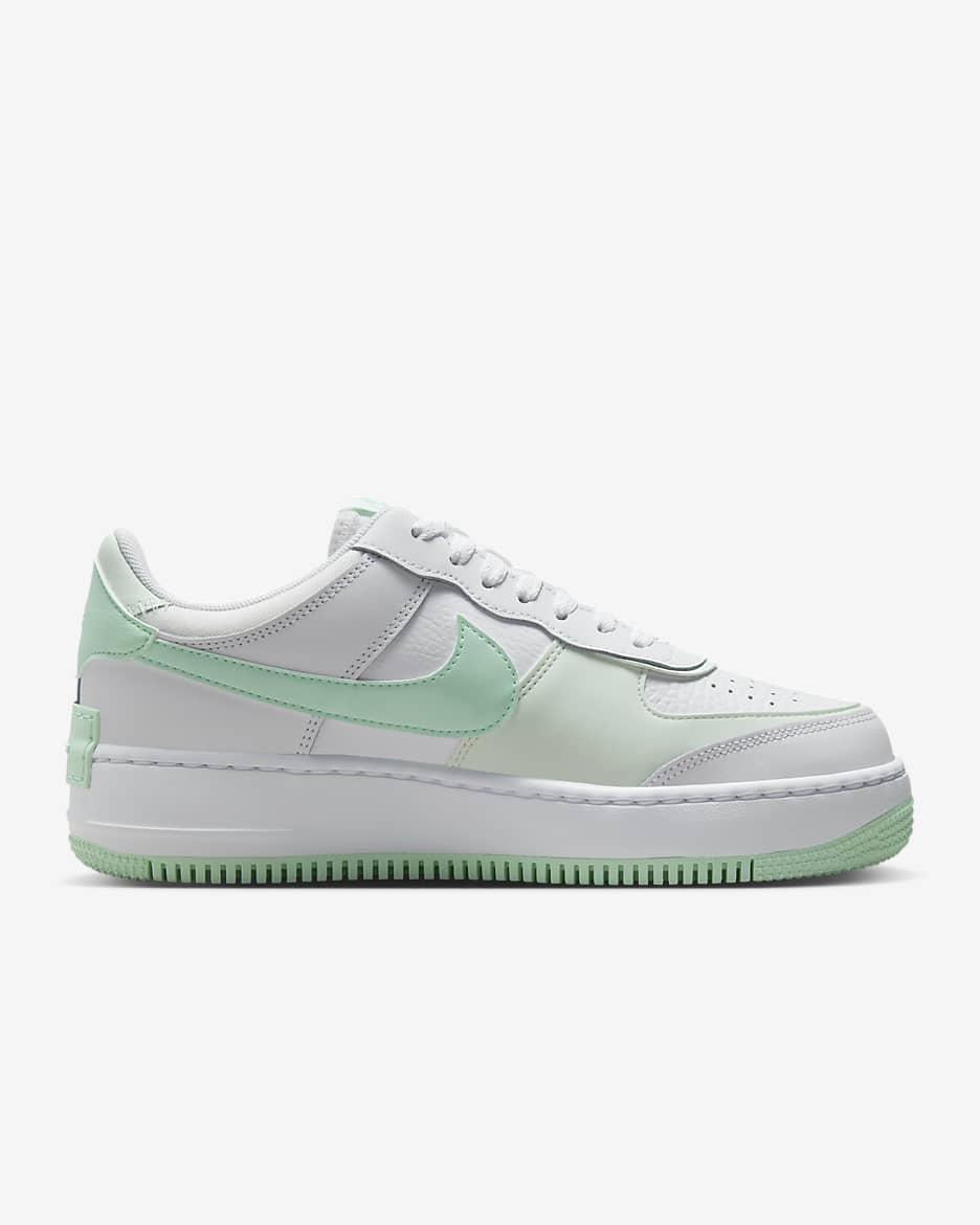 Chaussure Nike Air Force 1 Shadow pour femme - Blanc/Barely Green/Mint Foam