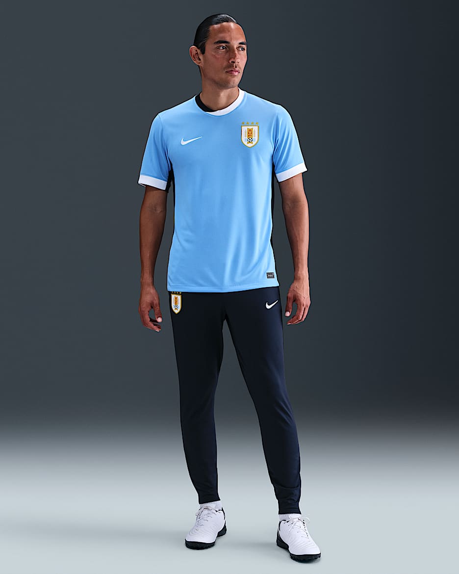 Pants de fútbol de tejido Knit Nike Dri-FIT para hombre Uruguay Strike - Obsidiana oscuro/Gris niebla/Gris niebla