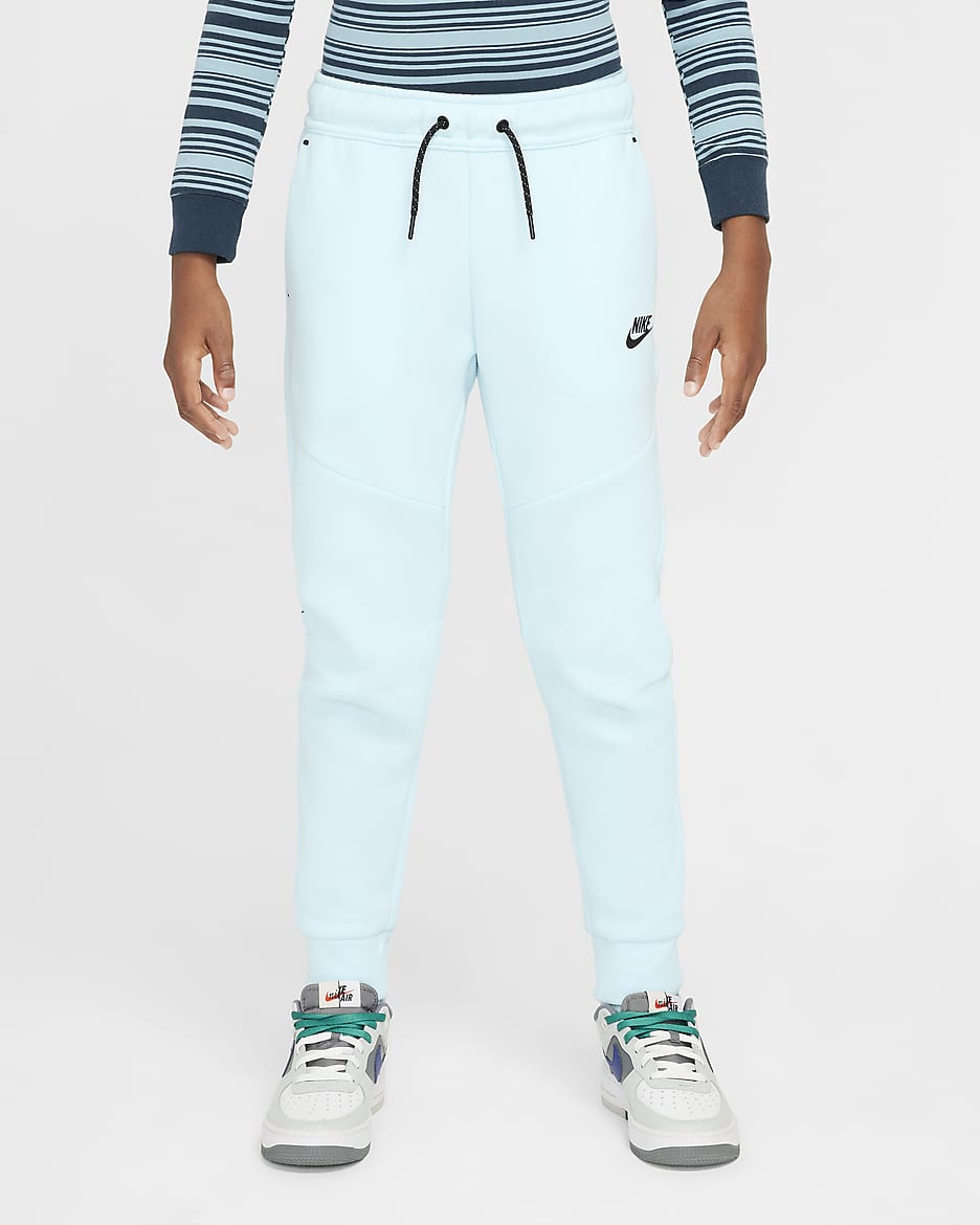 Nike Sportswear Tech Fleece Older Kids' Joggers - Glacier Blue/Black/Black