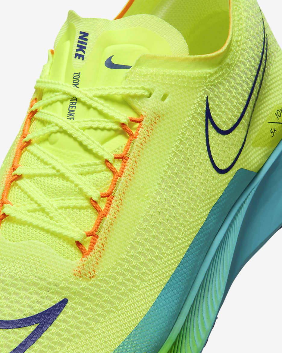 Nike Streakfly Road Racing Shoes - Volt/Bright Crimson/Volt/Black