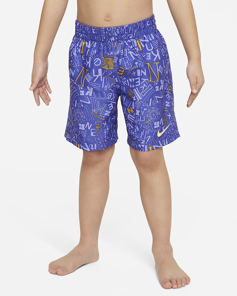 Shorts Volley de 13 cm para niño talla pequeña Nike Swim Blender - Violeta persa