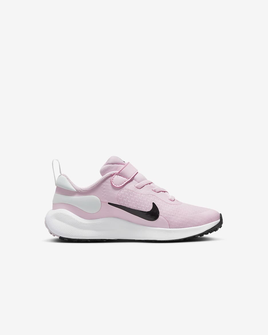 Nike Revolution 7 Little Kids' Shoes - Pink Foam/Summit White/White/Black