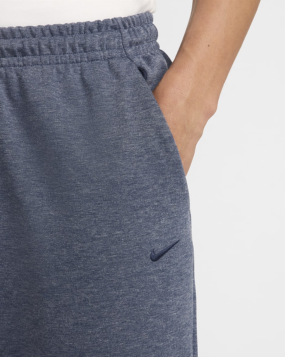 Mångsidiga sweats Nike Primary Dri-FIT UV för män - Obsidian/Heather/Obsidian