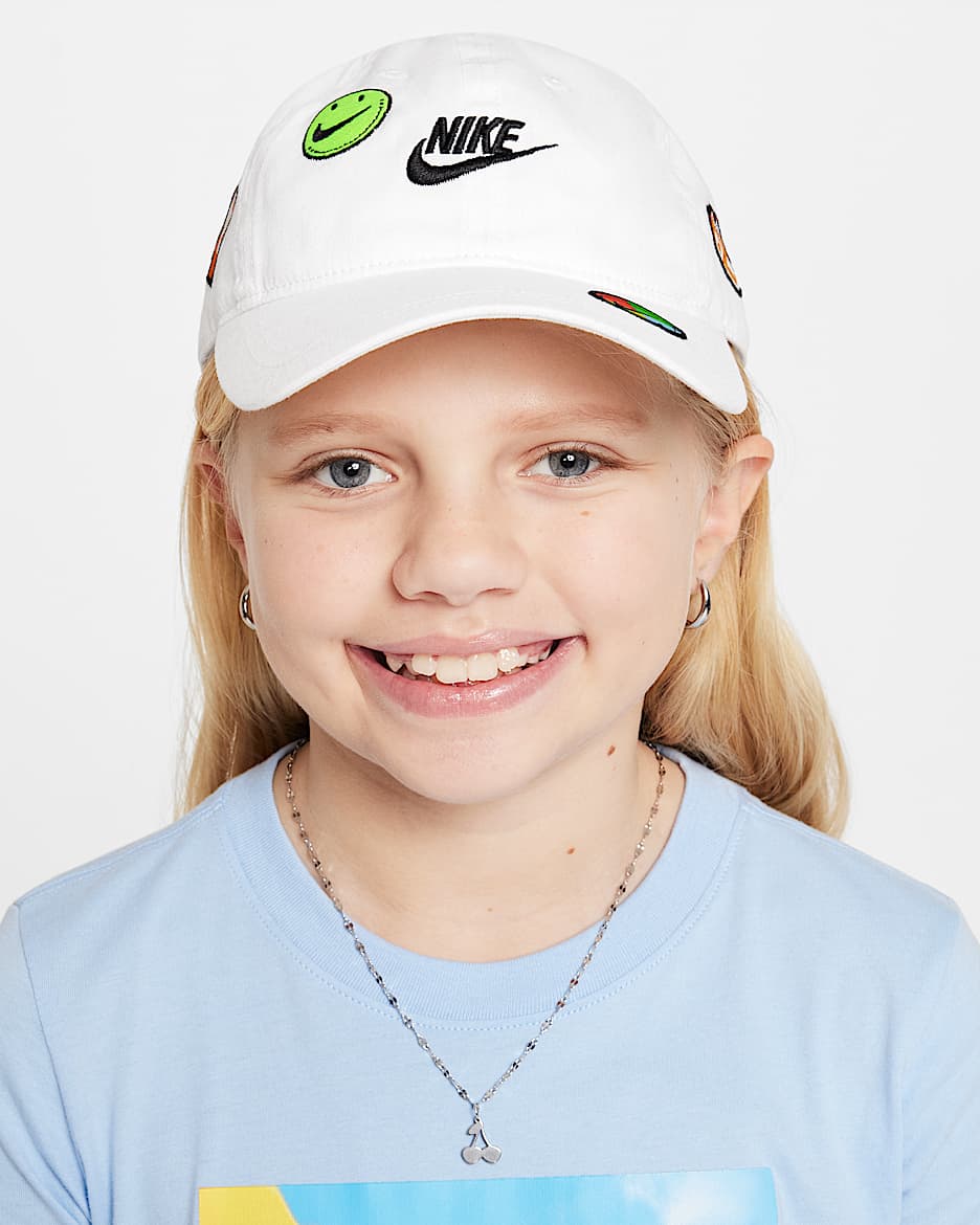 Nike Little Kids' Patch Toss Club Cap - White