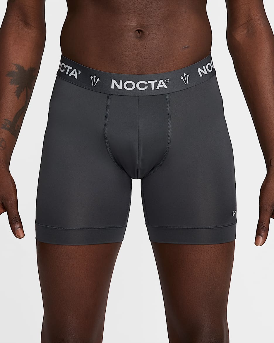 NOCTA Essential Micro Men's Boxer Briefs - Anthracite/Olive Grey/Slate