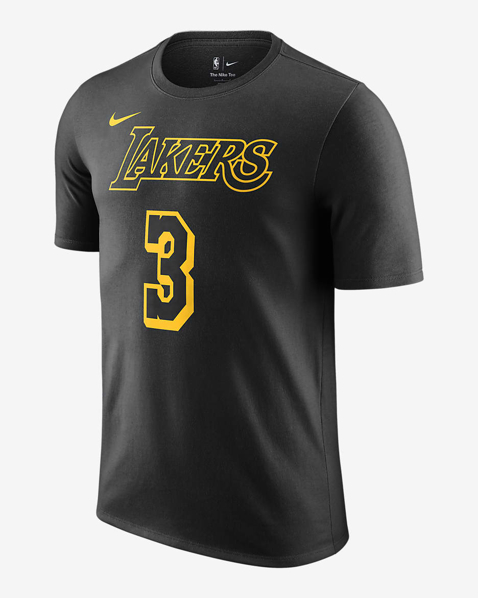 Playera de la NBA Nike Anthony Davis Lakers - Negro