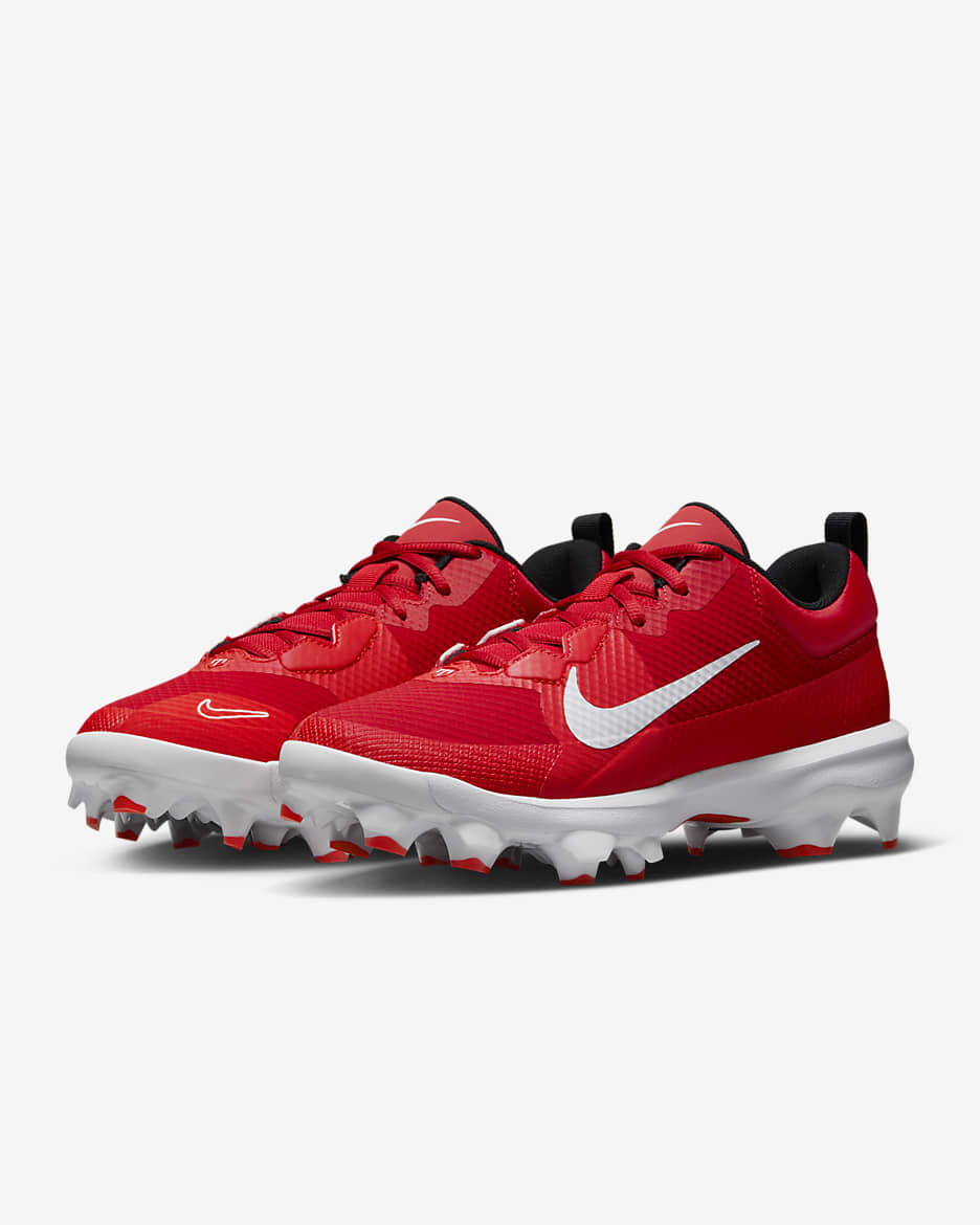 Nike Force Trout 9 Pro MCS Baseball Cleats - University Red/Light Crimson/Black/White