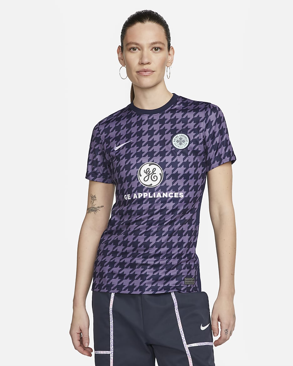 Racing Louisville FC 2023 Stadium Home Women's Nike Dri-FIT Soccer Jersey - Canyon Purple/Blackened Blue/Lavender Mist