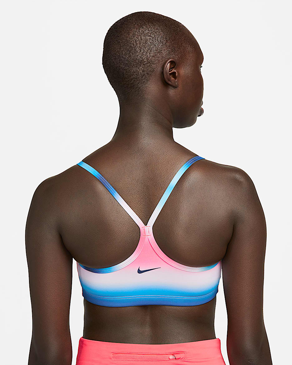 Playera tankini convertible en capas para mujer Nike Swim - Coral marino