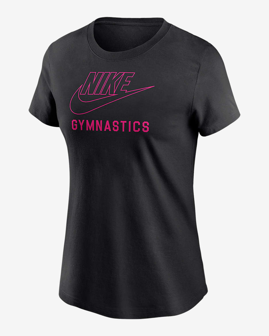 Playera de gimnasia para mujer Nike Swoosh - Negro