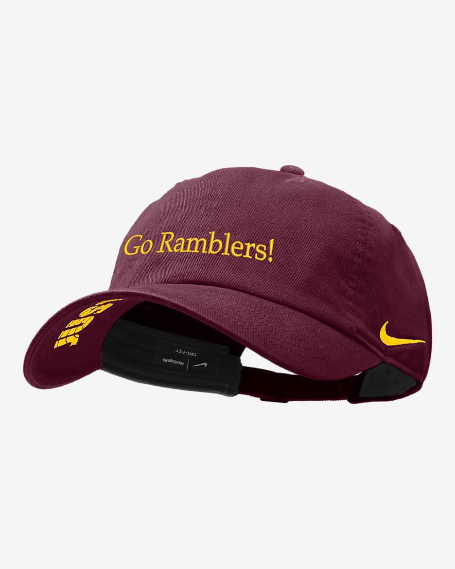 Gorra universitaria Nike Loyola Chicago - Castaña oscuro