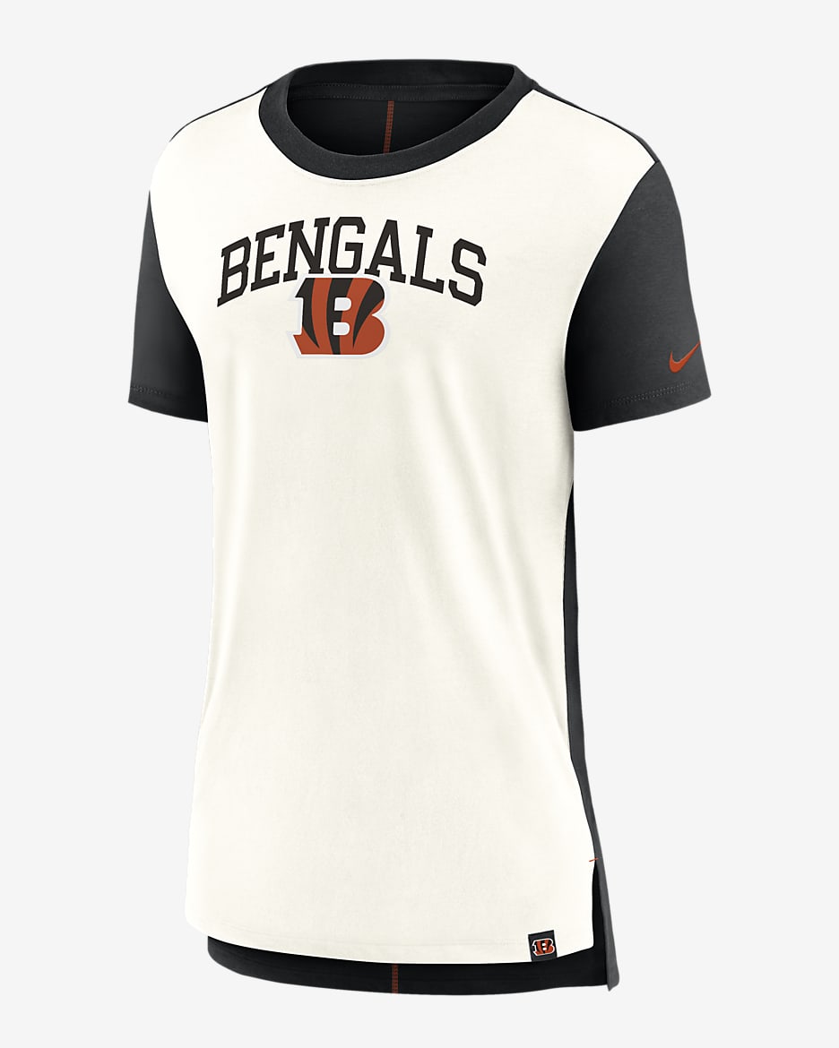 Playera Nike de la NFL para mujer Cincinnati Bengals - Negro