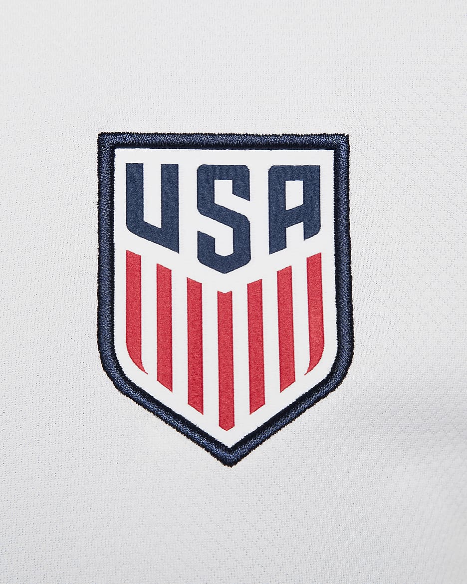 USMNT 2024 Stadium Home Nike Dri-FIT Replica-fodboldtrøje til kvinder - hvid/hvid