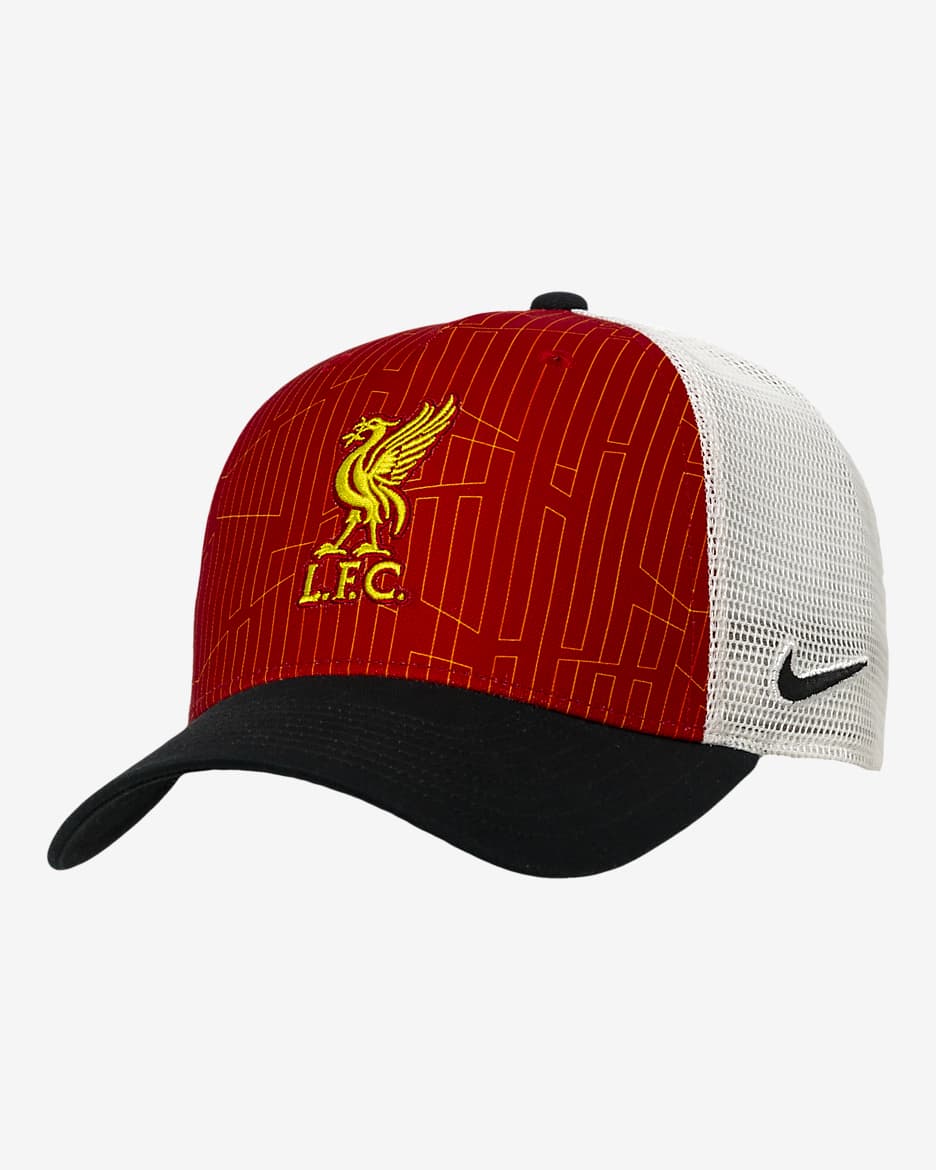 Gorra de rejilla de fútbol Nike Liverpool FC - Negro