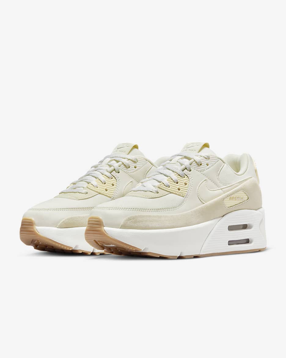 Nike Air Max 90 LV8 Women's Shoes - Sail/Phantom/Light Orewood Brown/Sail