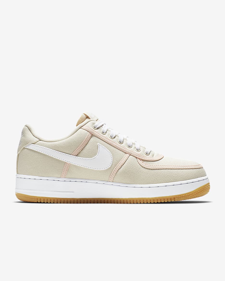 Nike Air Force 1 '07 Premium herresko - Light Cream/Crimson Tint/Gum Light Brown/Hvit