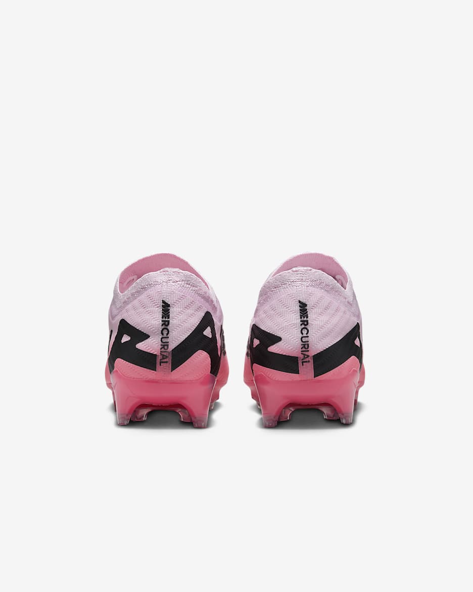 รองเท้าสตั๊ดฟุตบอลไม่หุ้มข้อ FG Nike Mercurial Vapor 15 Elite - Pink Foam/ดำ