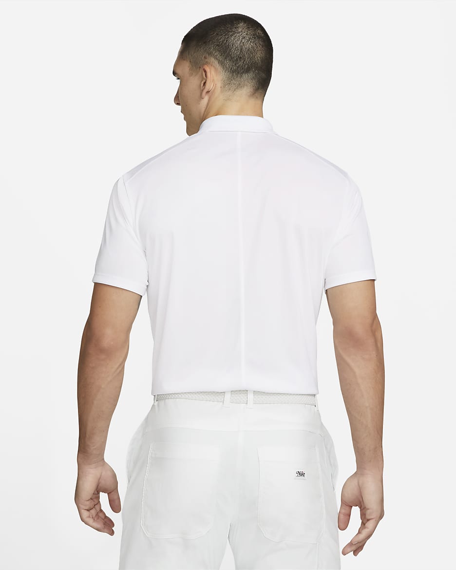 Polo da tennis NikeCourt Dri-FIT - Uomo - Bianco/Nero