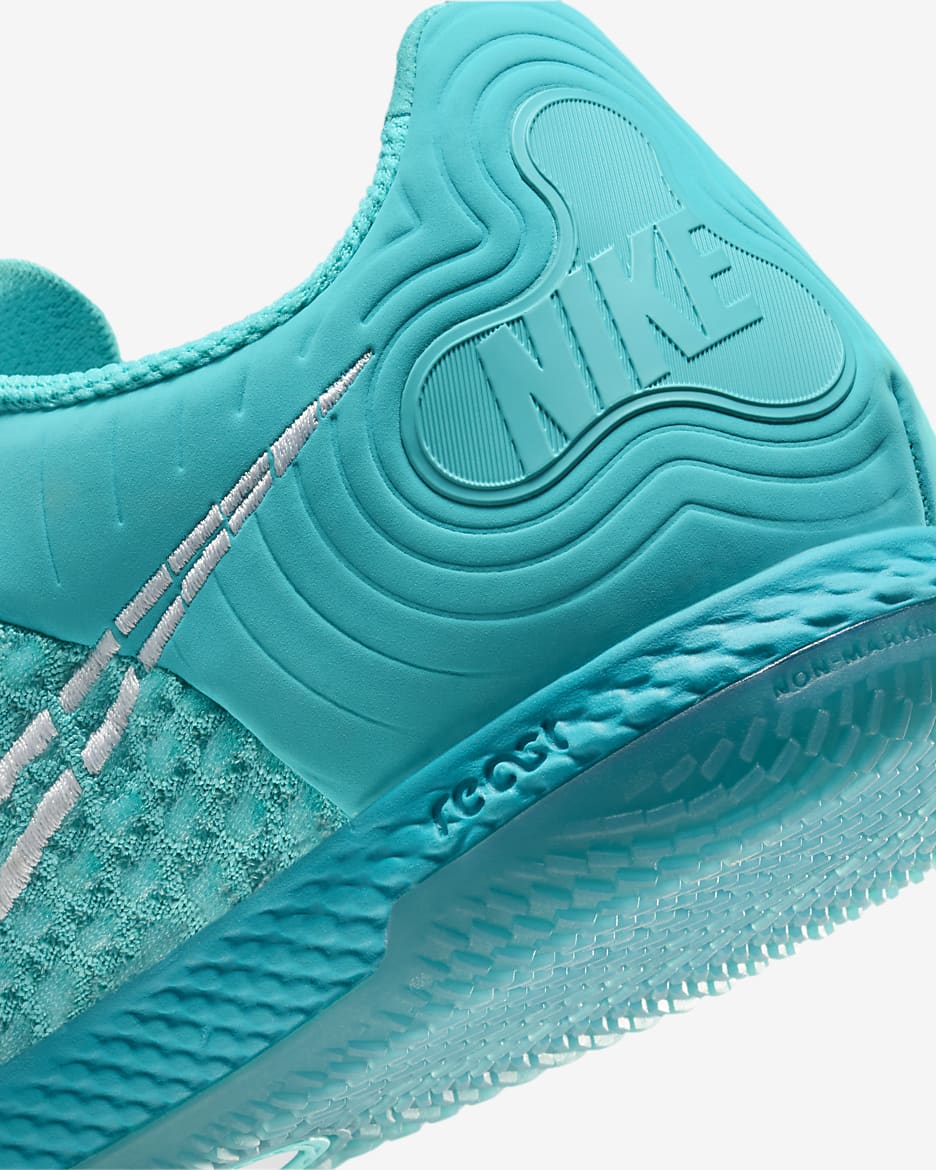 Fotbollssko för inomhusplan/futsal/street Nike React Gato med lågt skaft - Dusty Cactus/Barely Volt