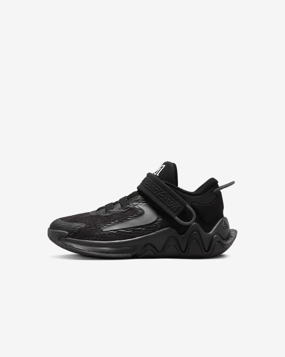 Giannis Immortality 2 Younger Kids' Shoes - Black/Wolf Grey/White/Black