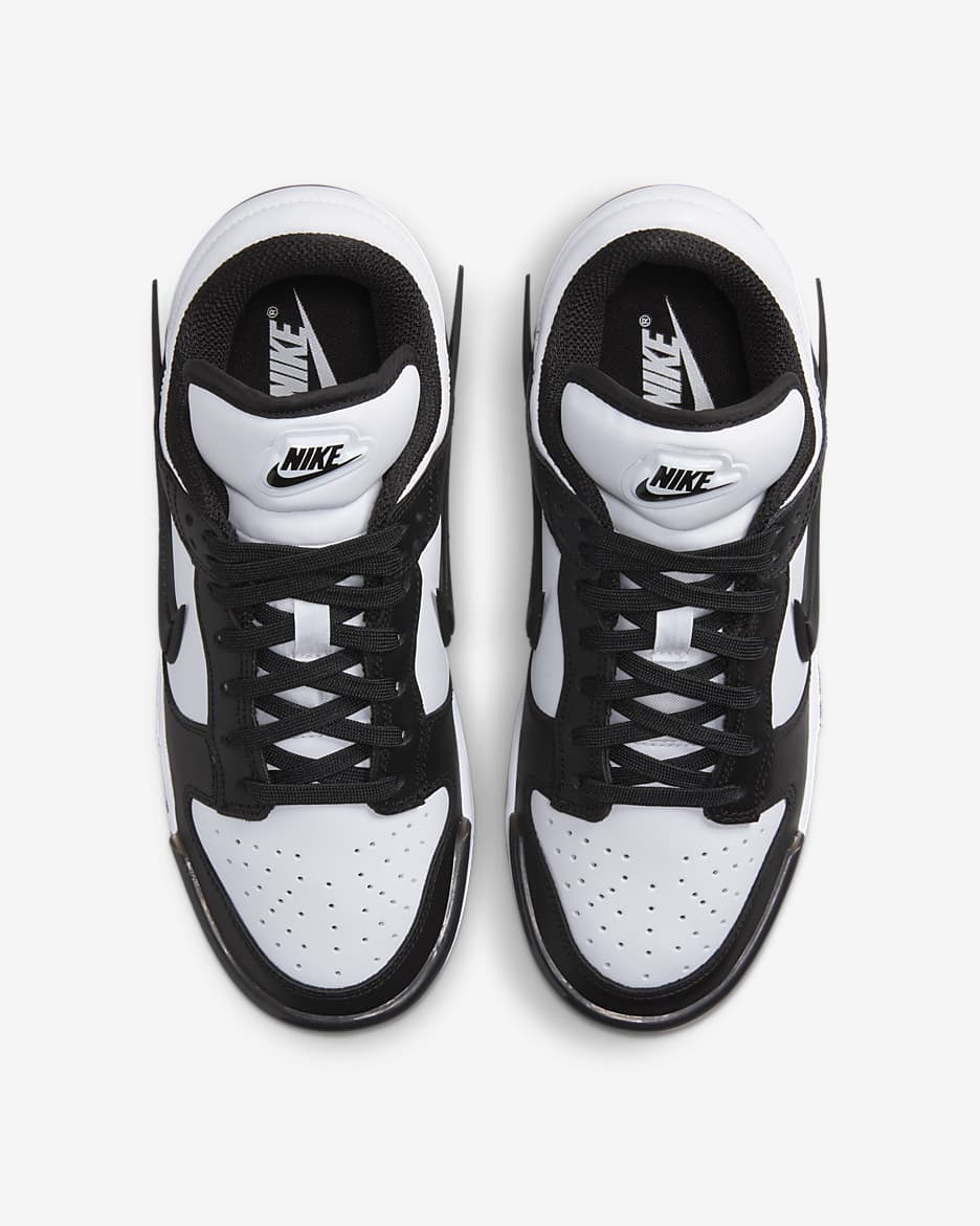 Nike Dunk Low Twist Women's Shoes - Black/Black/White