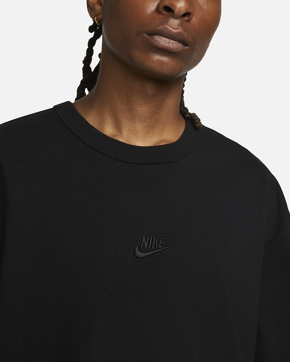 Tee-shirt Nike Sportswear Premium Essentials pour Homme - Noir/Noir