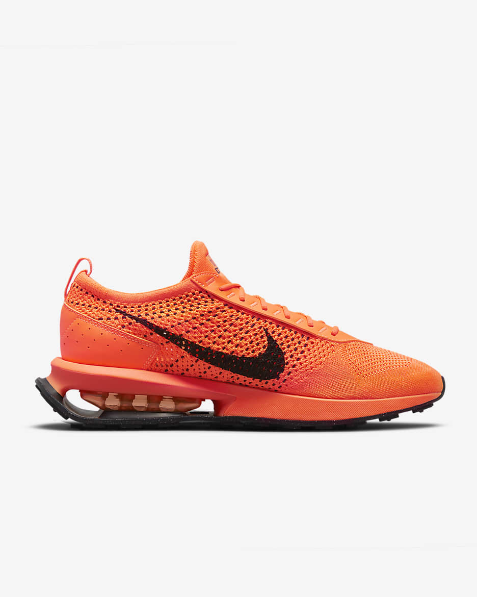 Nike Air Max Flyknit Racer Next Nature Men's Shoes - Total Orange/Black