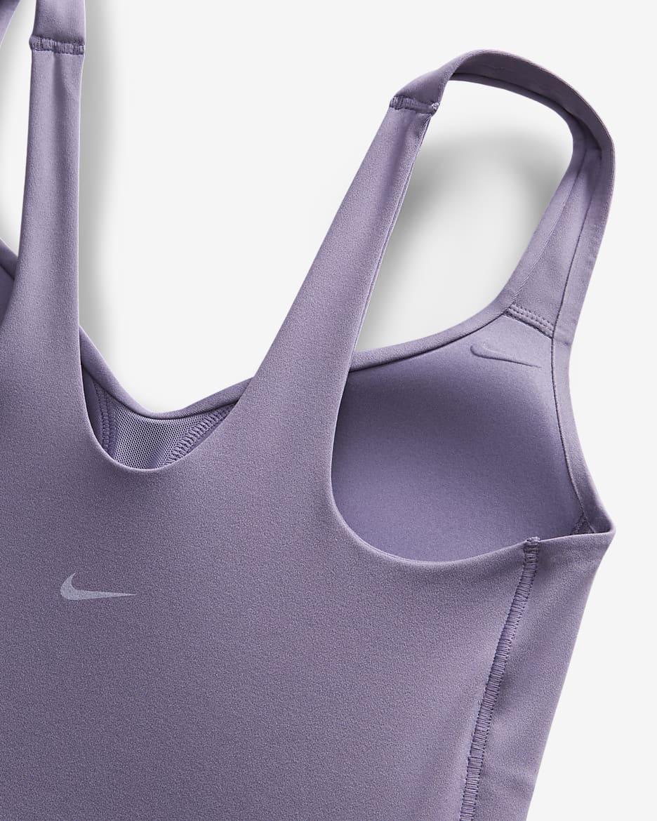 Nike Alate Women's Light-Support Padded Sports Bra Tank Top - Daybreak/White