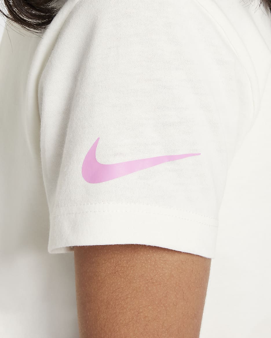 Nike Swoosh Spirit Little Kids' T-Shirt - Sail