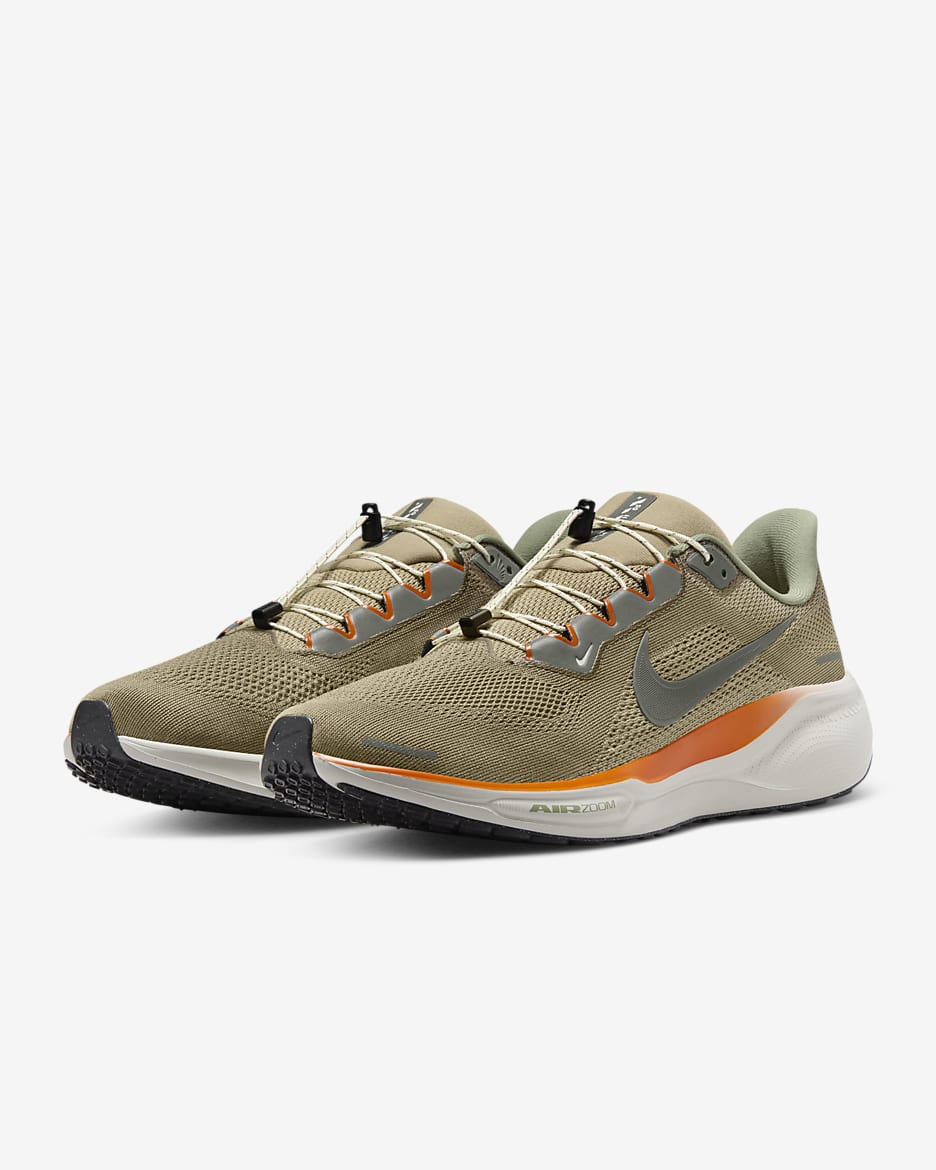 Tenis de correr en carretera para hombre Nike Pegasus 41 Premium - Oliva neutro/Beige paracaídas/Hueso claro/Caqui militar