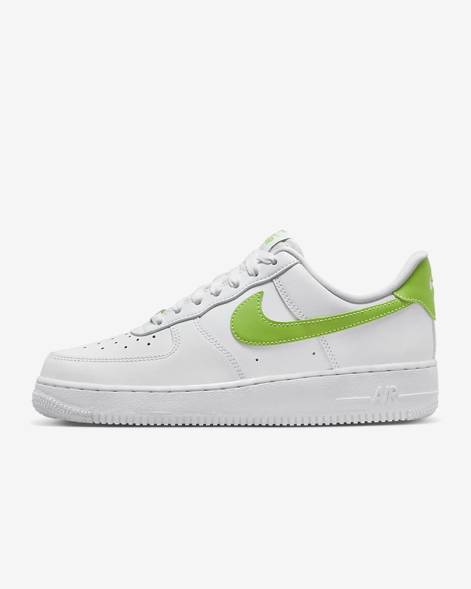 Nike Air Force 1 '07 Women's Shoes - White/Action Green