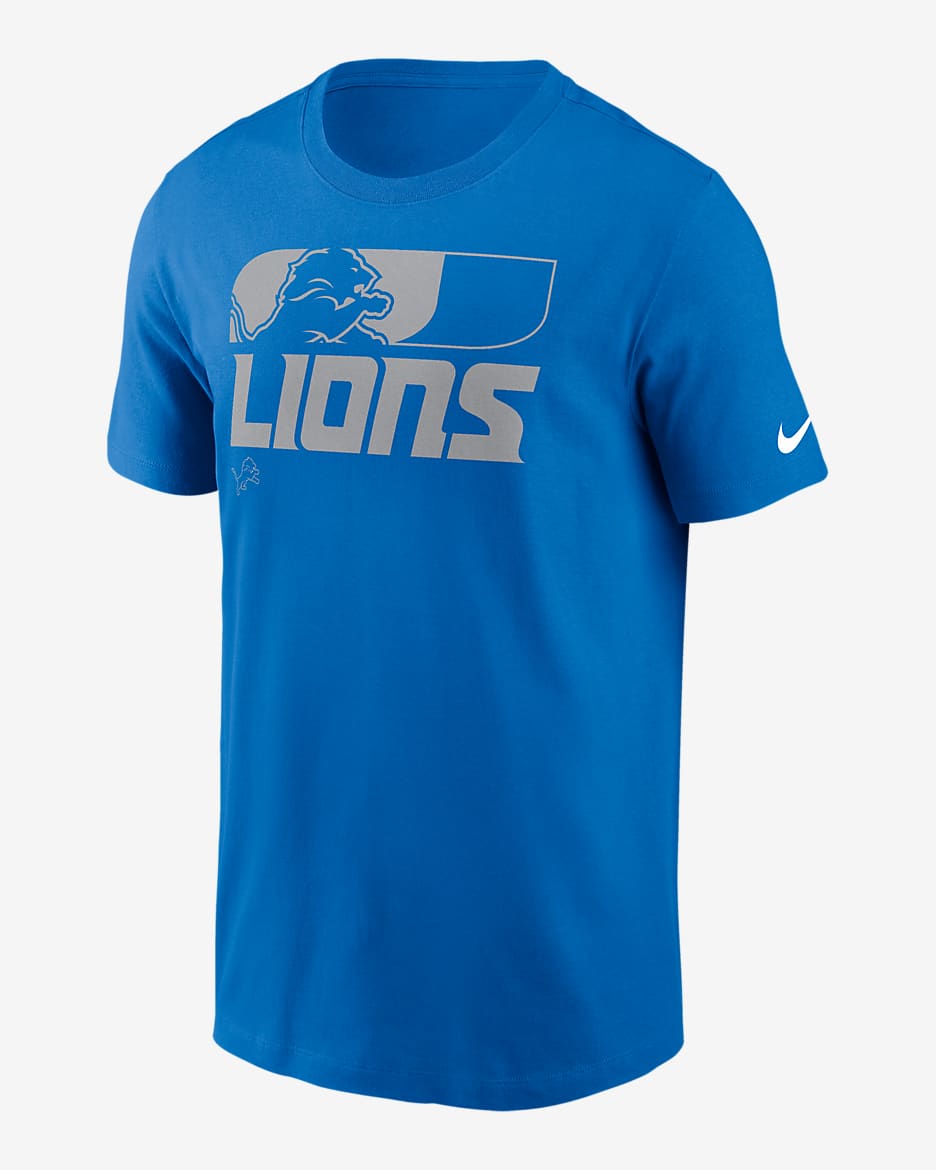 Playera Nike de la NFL para hombre Detroit Lions Air Essential - Azul
