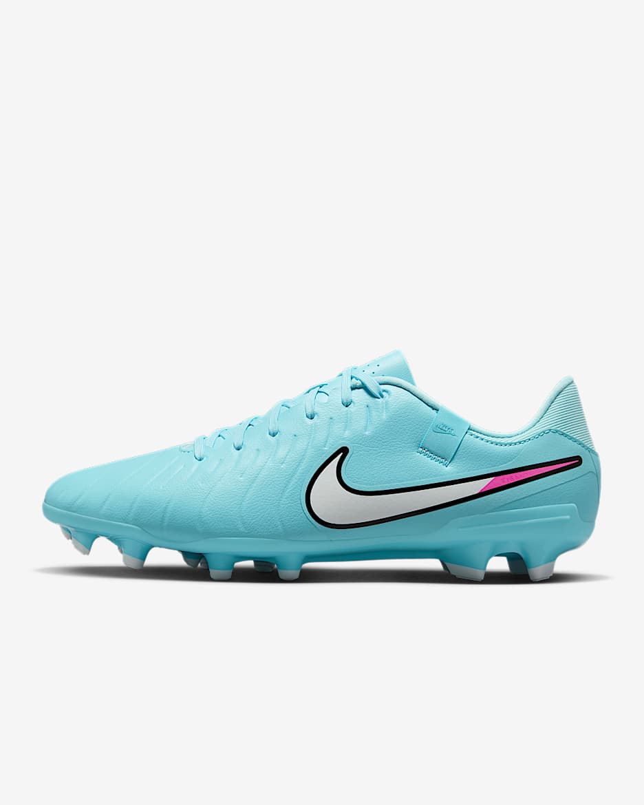 Tacos de fútbol de corte low para terrenos múltiples Nike Tiempo Legend 10 Academy - Copa/Blanco